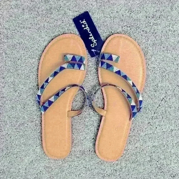 NWT Splendid Beaded Toe Loop Sandal Size 9 - Picture 2 of 6